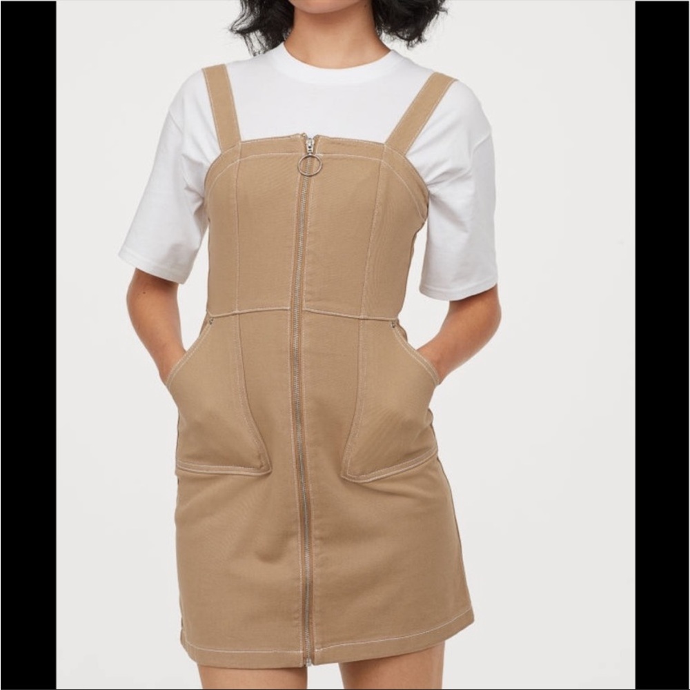 H&M divided overall dress